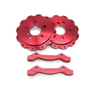 China BMW Audi Aluminum Center Cap Car Brake Bracket Fit 355x32mm Brake Disc wholesale