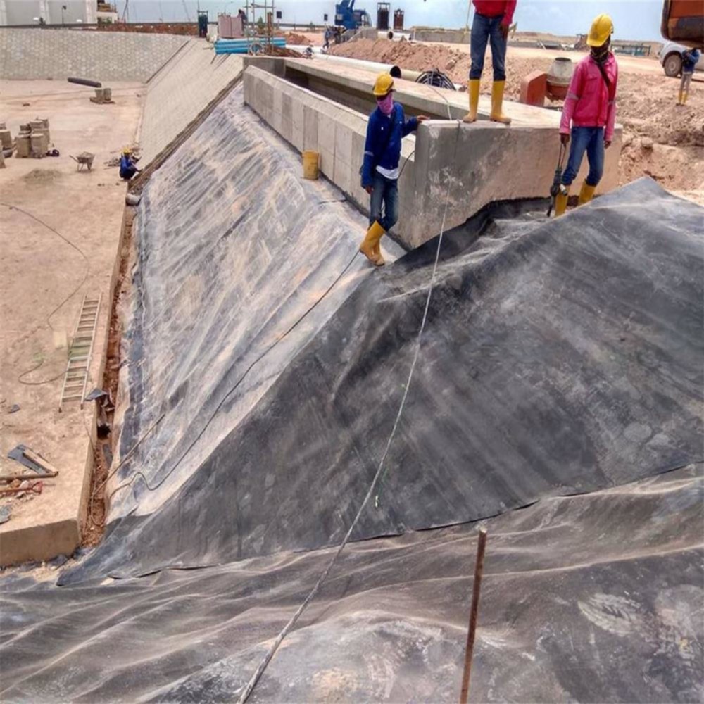 Environmentally-friendly HDPE geomembrane plastic liner for fish farm pond liner