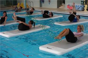 China New Fashion Floating Exercise Mat Outdoor Workout Water Board 220x85x15cm wholesale