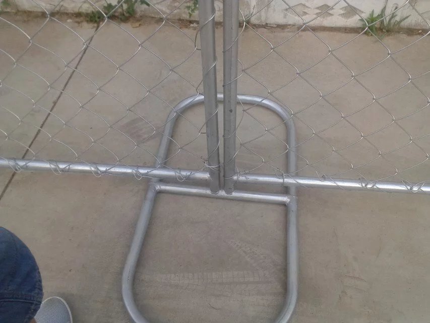 temporary chain link fence panels