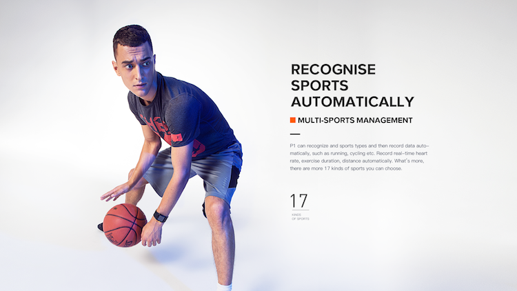 Multiple Sports Modes HRV Analysis ECG Sensor Smartwatch