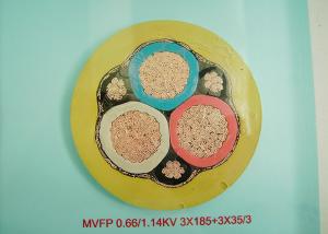 China One Core Three Core Copper Conductor Cable XLPE / PVC Insulation Ground Check wholesale