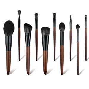 China Vegan Cosmetic Brush Set 10pcs Well Functional And Practical Brushes wholesale
