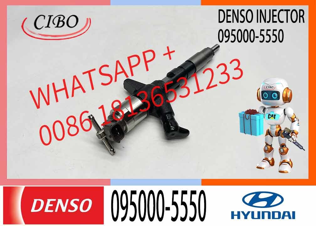 Diesel Engine Auto Parts Common Rail Injector 095000-5550 33800-45700
