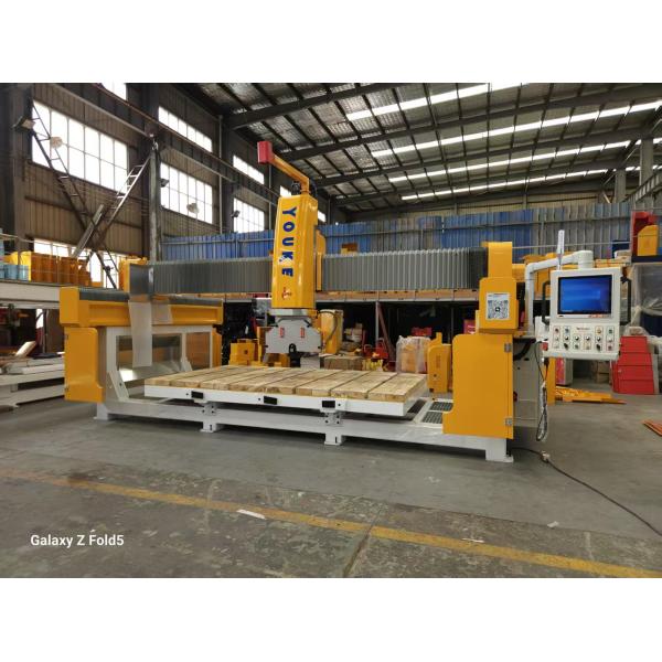 Specialized 5-Axis CNC Bridge Saw for Granite Oval Diamond Shapes