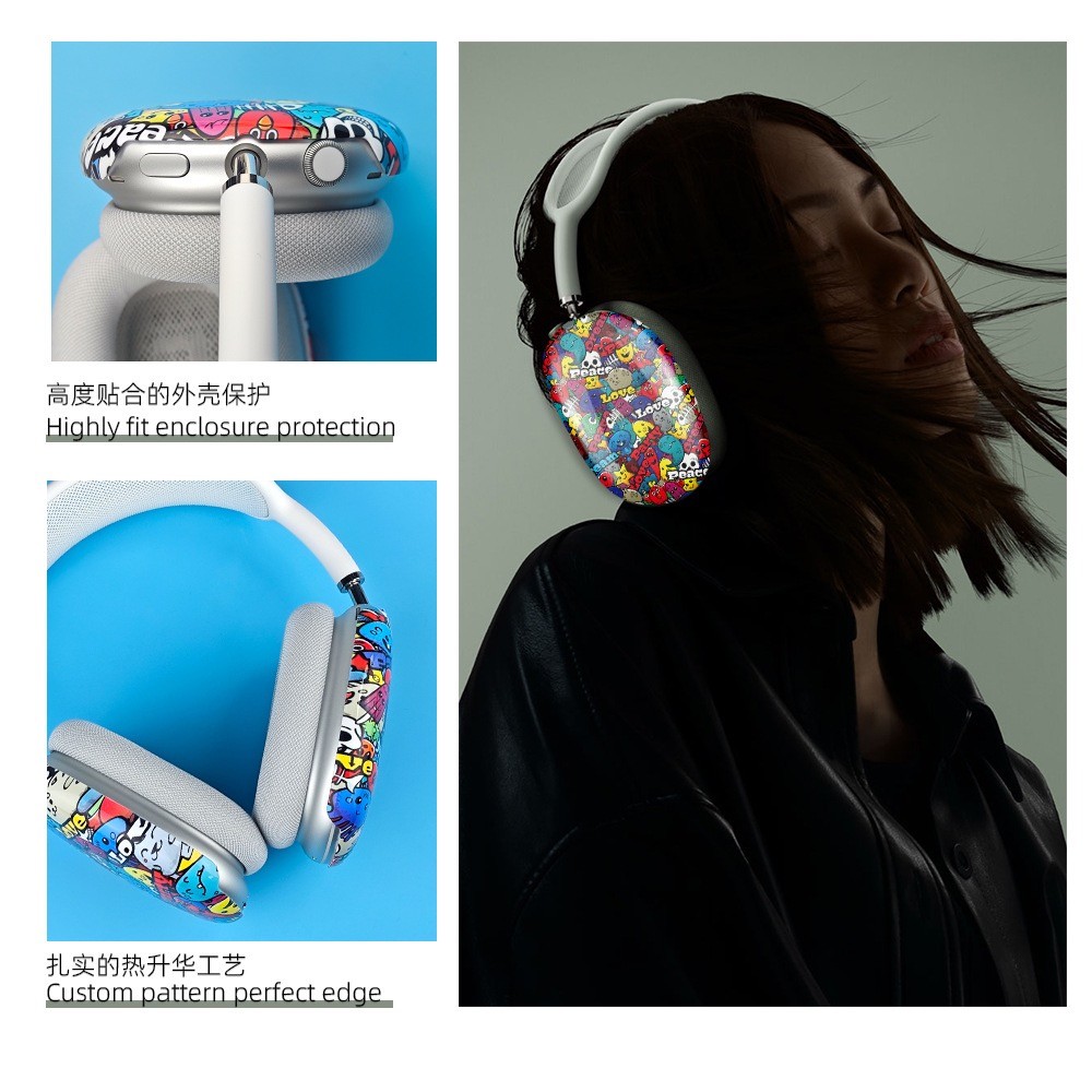Coated PC 3D Sublimation Case For Airpods Max