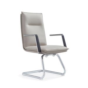 China ODM Leather Office Swivel Chair Aluminum Armrest With PU Pad wholesale