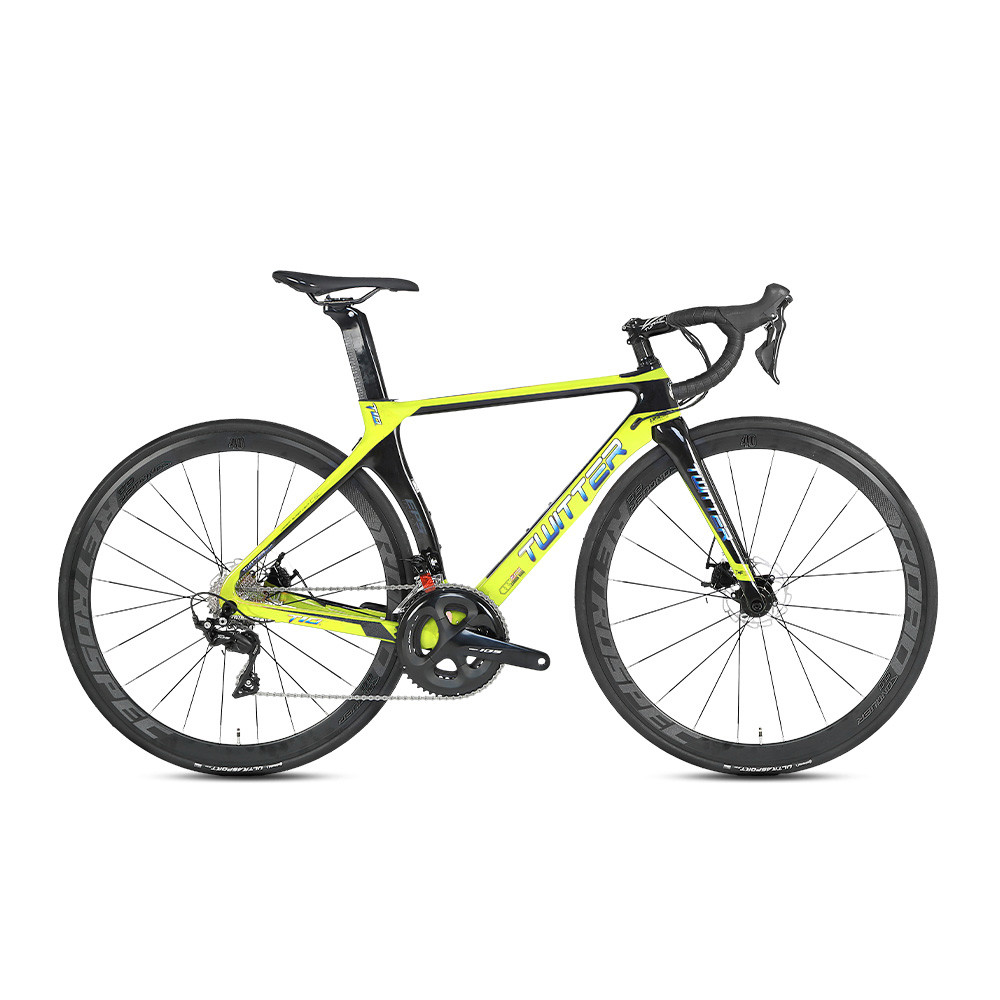 Disc Brake T800 Carbon Fiber Road Bike SHIMANO 105 R7000-22 Speed