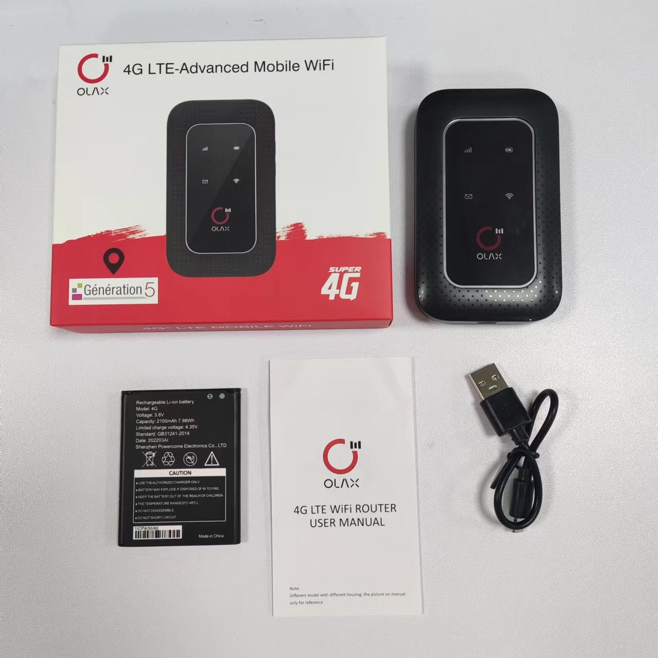 Olax WD680 4g Lte Advanced Mobile Wifi Hotspot Device 150Mbps B1/3/5/8