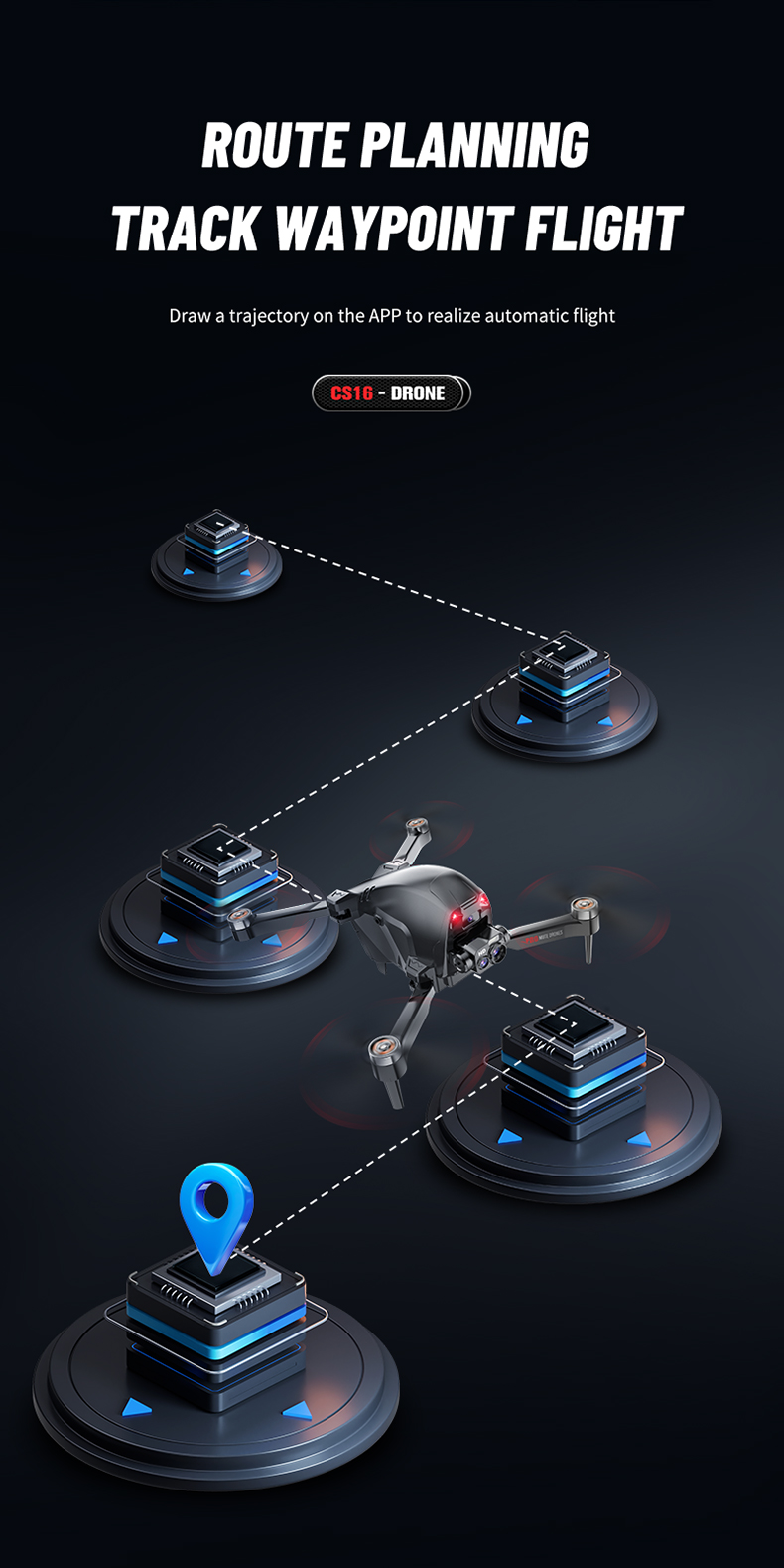 Private Mold Yes GW 14 HUGTEC W14HW 1080P Hd Live View Drone UAVFor Outdoor Adventure Speed Adjustment Function Drone