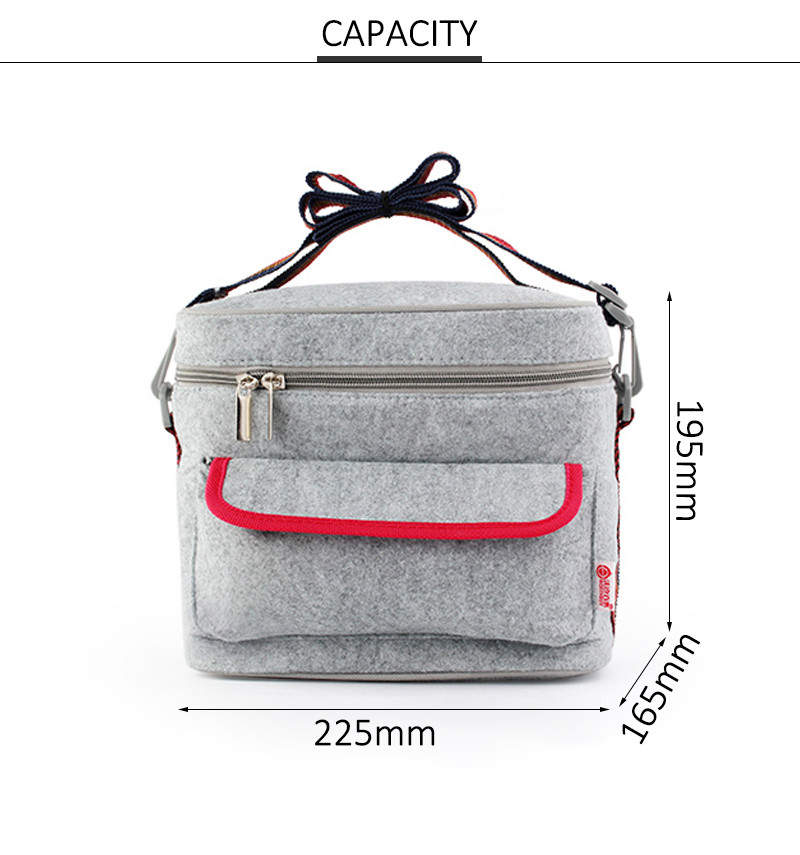 ODM Waterproof D16.5cm Insulated Lunch Cooler Bags