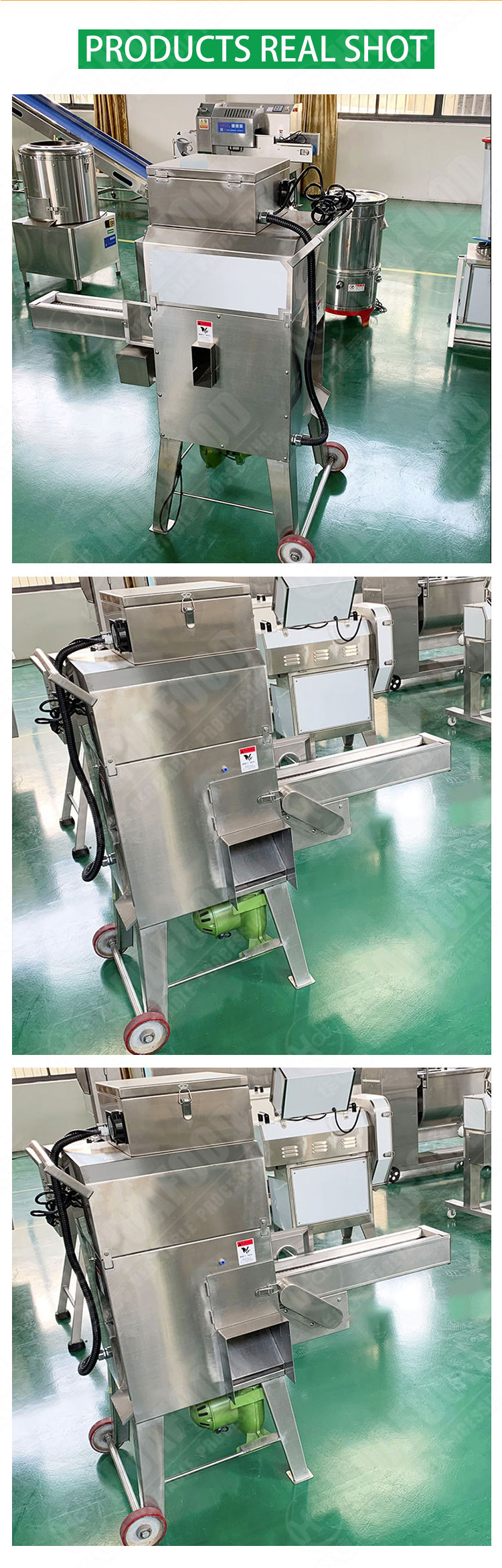 Fully Automatic Fruit Vegetable Processing Equipment Fresh Corn Thresher Machine