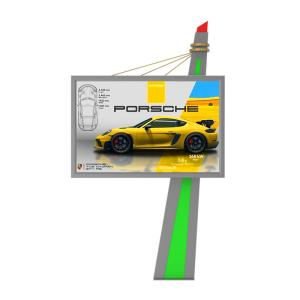 China Customized high end design 1920hz p6 waterproof outdoor advertising display led billboard wholesale