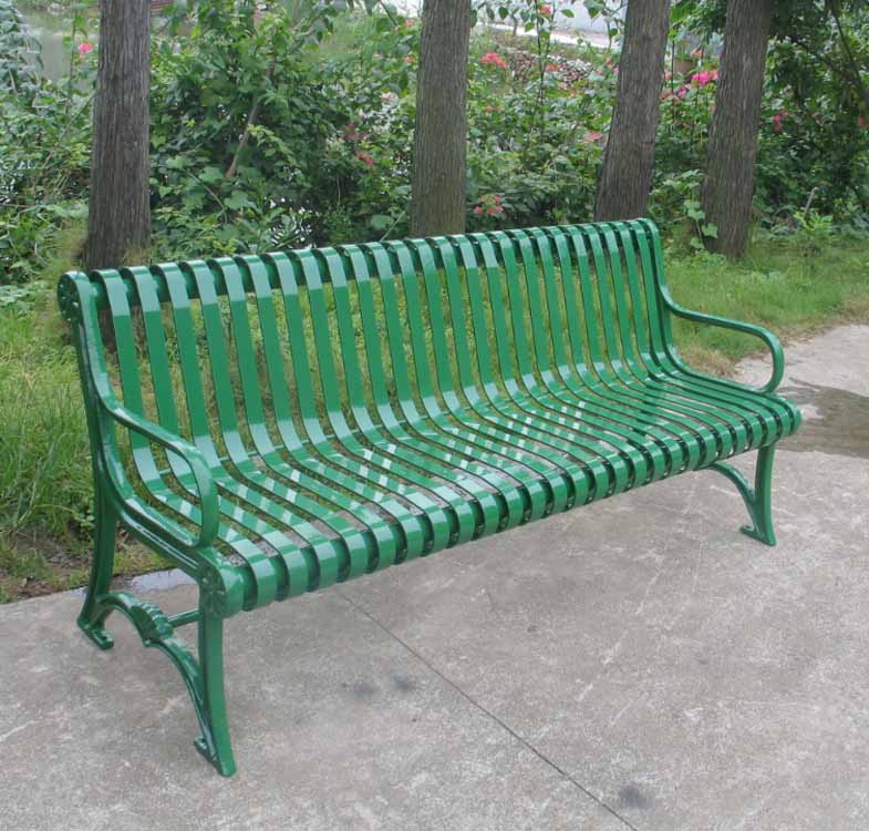 Cast Iron Metal Tree Surround Bench With Polyester Powder Coating