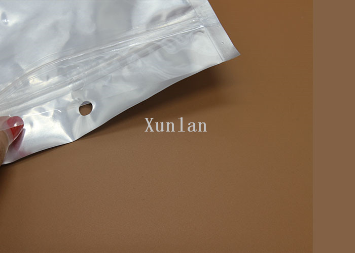 Anti Static Material Resealable Aluminum Bags With See Through Window