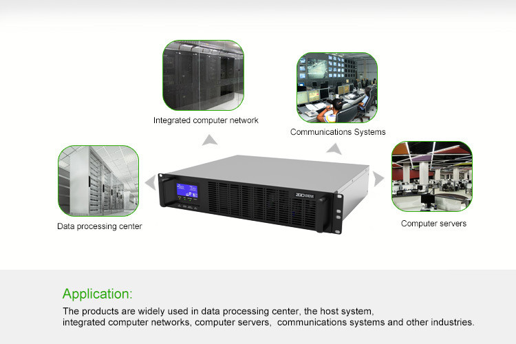 Small 220V 1800w 19 Inch Rack Mount UPS Battery Backup Power Supply