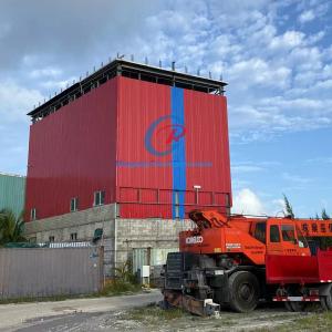 China Commercial Prefabricated High Rise Buildings , Steel Frame Structure Building Construction wholesale