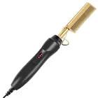 Curler Copper Electric Fast Heating 500 Degrees Hot Straightening Comb - Compact