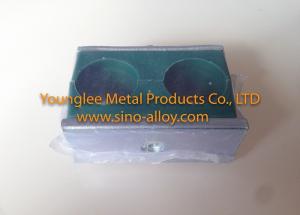 China Hydraulic double pipe clamps with galvanized steel plates and bolts wholesale