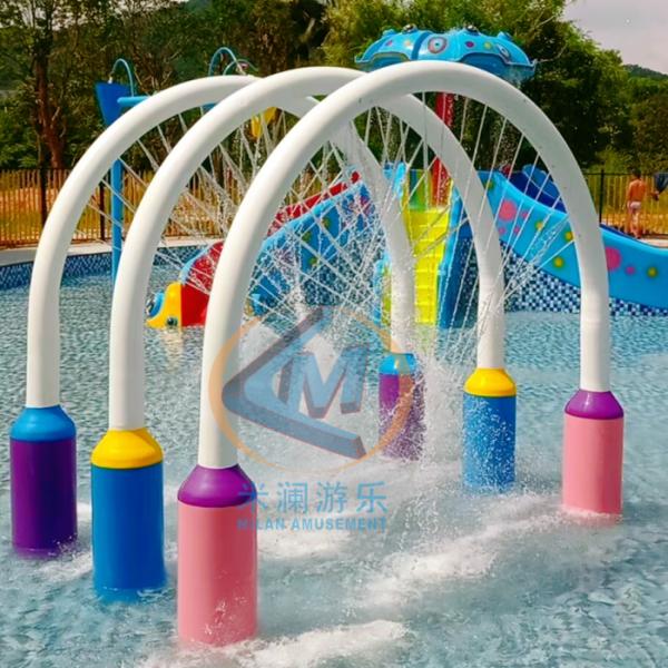 Flower Shape Indoor Splash Pad Childrens Splash Pad For Commercial