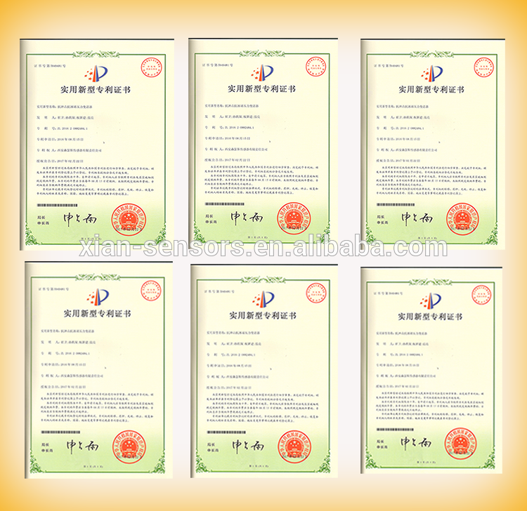 Oil 200 Bar Hydraulic Pressure Transducer / Water Pressure Detector