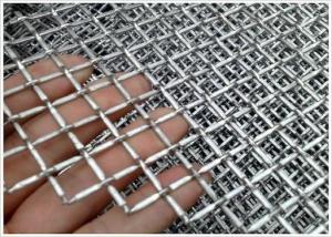 China 4.8mm 316 Stainless Steel Crimped Wire Mesh Corrosion Resistance wholesale