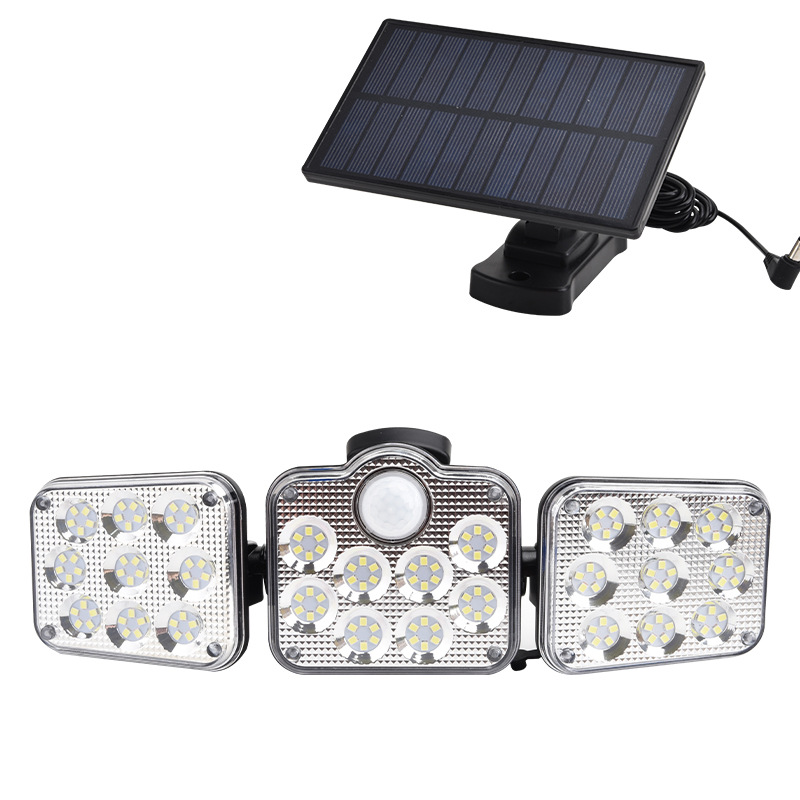 2.5W 122PCS LED Solar Powered Lights Motion Sensor Solar Lamp