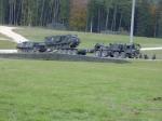 Strong Semi Low Bed Trailer Truck 4 Axles 120 Tons , Heavy Duty Utility Trailer