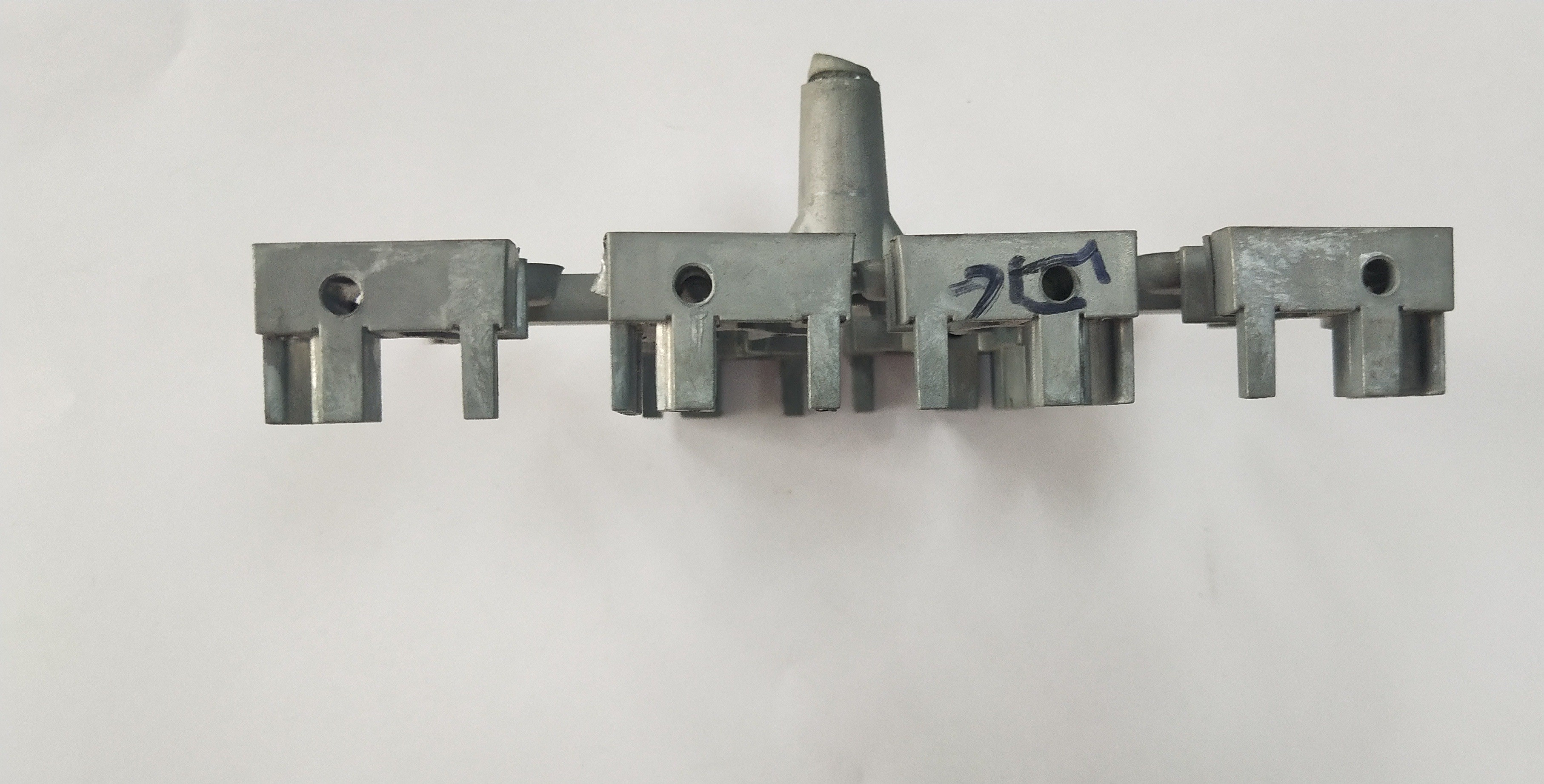 High Press ADC12 Die Casting Components Anodize Bead blasted