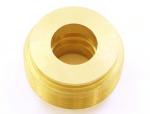 Thread Bushing Plug Hot Forged Parts Brass / Copper Tolerance ± 0.005mm