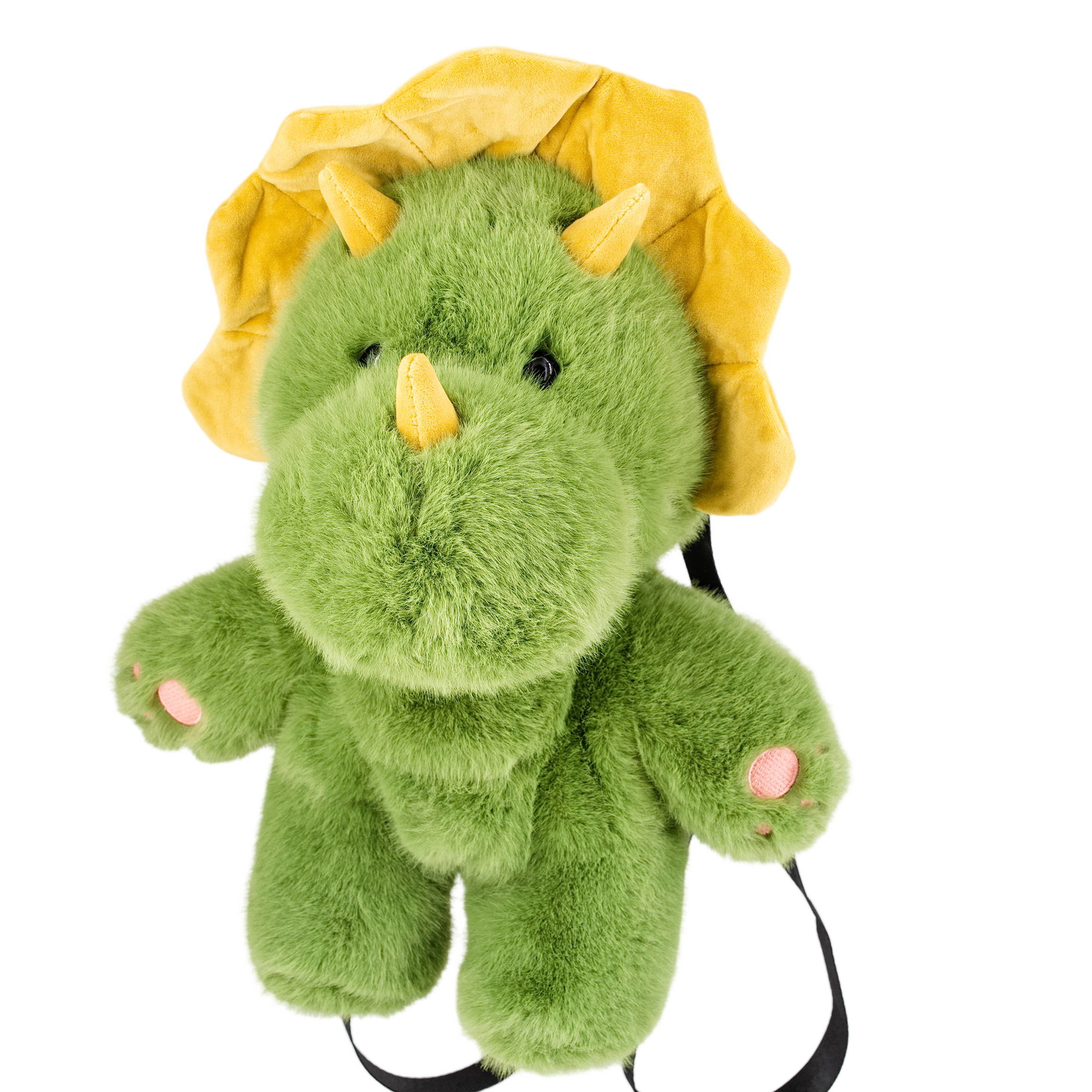 OEM ODM Plush Backpack Dinosaur Image With Adjustable Shoulder Strap