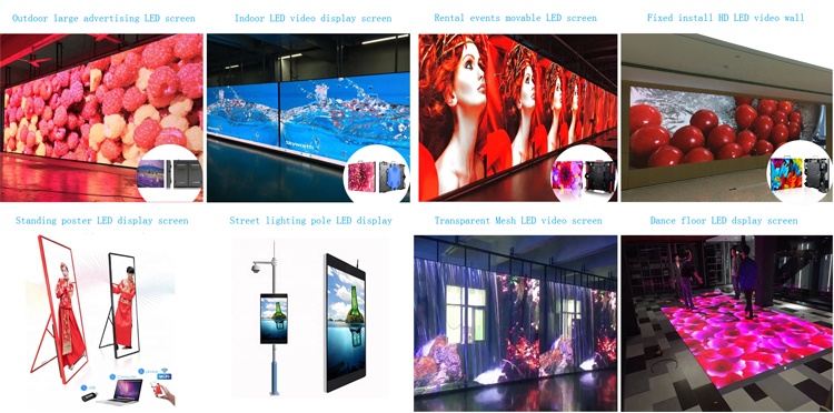 Acrylic Frame Outdoor LED Pole Screen Street Lighting P6 5000nits SASO