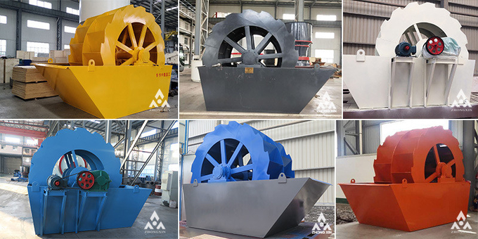Large Capacity Spiral Sand Washer Machine For Construction