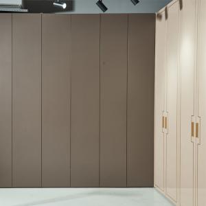 China Modern E1 Sliding Door Wardrobes Painting Melamine Wardrobes wholesale