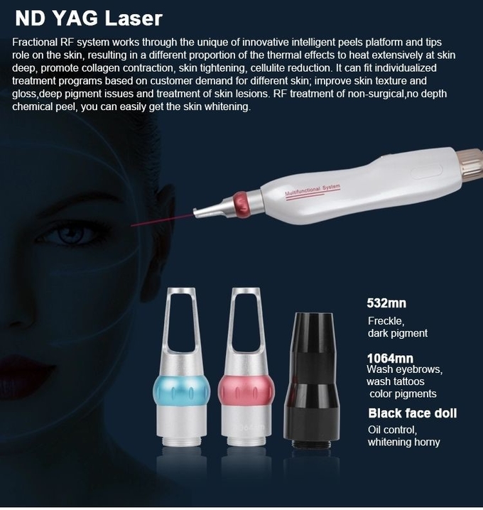 Q Switch Nd YAG IPL Laser Hair Removal Machine 1064nm/532nm/1320nm