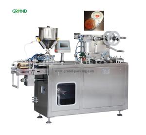 China Honey Filling Blister Packing Machine DPP 150 Automatic Small Stroke Range 50~120 Mm wholesale