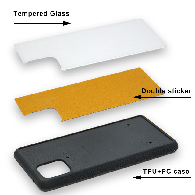 Protective Tempered Glass Sublimation Phone Case for iPhone 16 15 14 Pro Max Custom Sublimation Cases