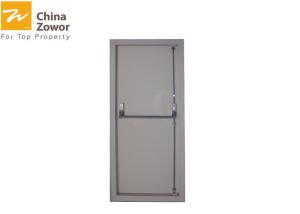 China 90 minute Fire Rated Steel Insulated Fire Door With Panic Bar/ Powder Coated Finish wholesale