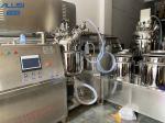 100L PLC Touch Screen Paste Vacuum Emulsifier Mixing Machine Foundation
