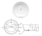 Acrylic free standing bathtubs in good quality