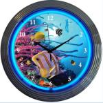 130V Mancave Neon Light Clocks Blue 7.0 Kgs Neon Tube Clock