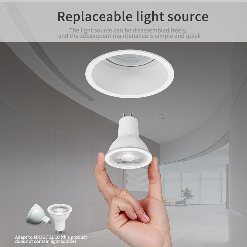 Mr16 Anti Glare Downlight Concealed Ceiling Recessed Tunable White
