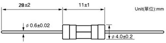 3.6x10mm Time Lag Cartridge Ceramic Fuse with Rated Current 200mA to 6.3A,250V AC