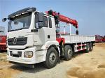 375hp Crane Cargo Truck Truck SHCMAN H3000 8x4 Eurov Mobile Crane Truck