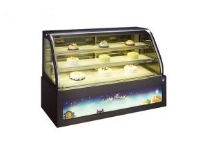 China Transparent Glass 1220mm 670W Cake Display Fridge wholesale