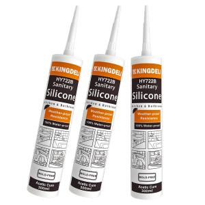 China Acetic Construction Glass Sealant RTV Glue Weather Resistance Silicone Adhesive wholesale