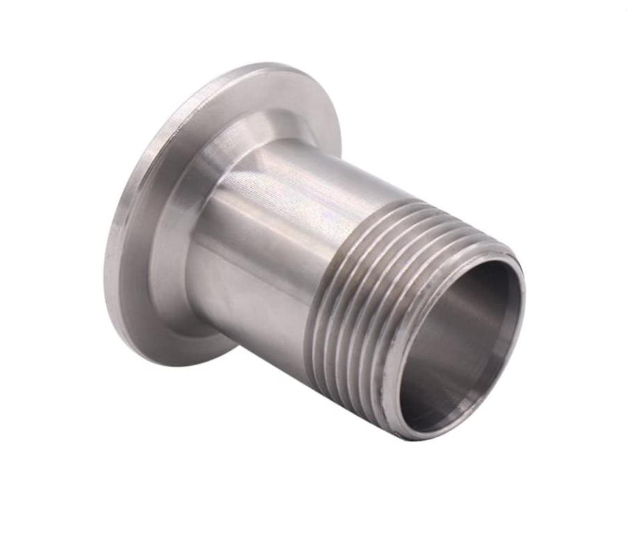 Sanitary Female Threaded Equal Pipe Fitting to 2 INCH OD 64mm Ferrule for Industrial