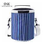 Cylindrical Shape Large Insulated Thermal Food Picnic Cooler Bag