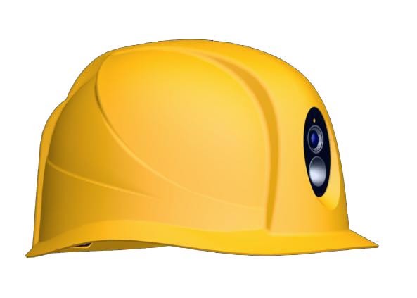 Construction Smart Safety Helmet Camera 3G / 4G Supported BT 4.0 Bluetooth