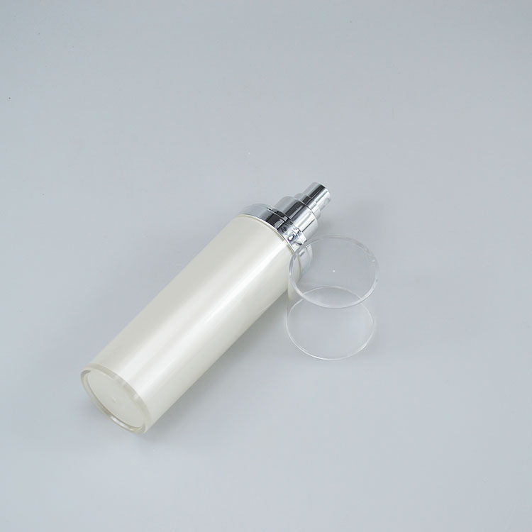Acrylic Collar Plastic Cosmetic Cream Bottle for Skincare Lotion Pump Industrial